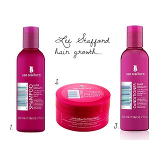Bộ sản phẩm gội xả hấp Lee Stafford 200ml