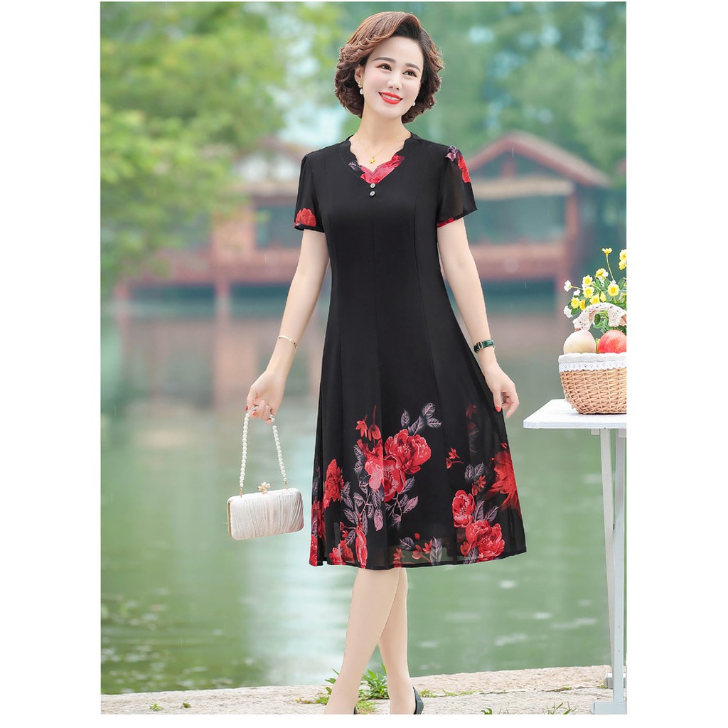 Váy nữ trung niên cho mẹ | BigBuy360 - bigbuy360.vn