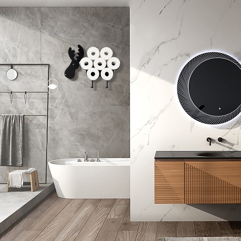 Giá Đỡ Cuộn Giấy Vệ Sinh Hình Chú Hươu Nghệ Thuật Độc Đáo Trang Trí Nhà Cửa