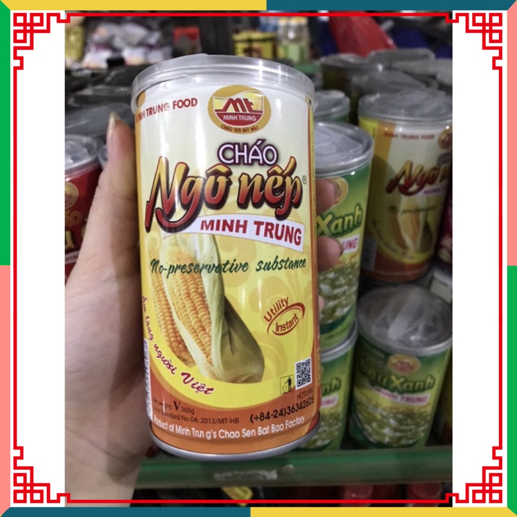 Cháo Sen Bát Bảo Minh Trung nhiều loại lọ 365g