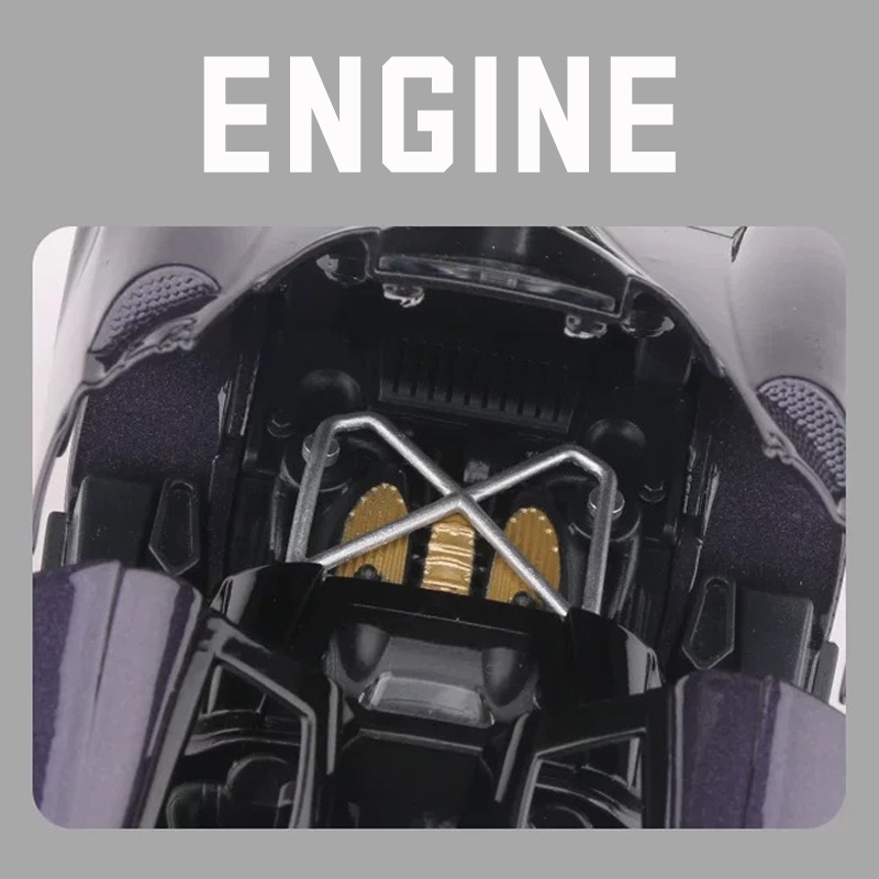 Mô Hình Xe Hơi Pagani Huayra Tỉ Lệ 1: 32 Bằng Hợp Kim Có Đèn Và Nhạc Độc Đáo Sống Động