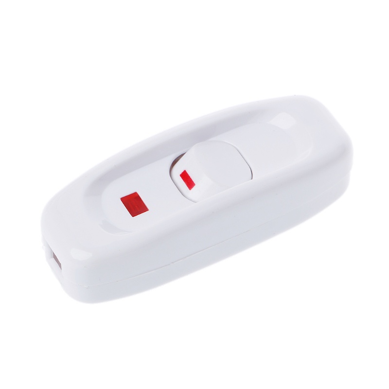 Công Tắc Đèn LED 10A 250V Bằng Nhựa Màu Trắng Nhỏ Gọn Có Đèn LED