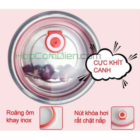 Hộp cơm hâm nóng điện hot lunch star 3 tầng (mới nhất) inox xịn 304 | BigBuy360 - bigbuy360.vn