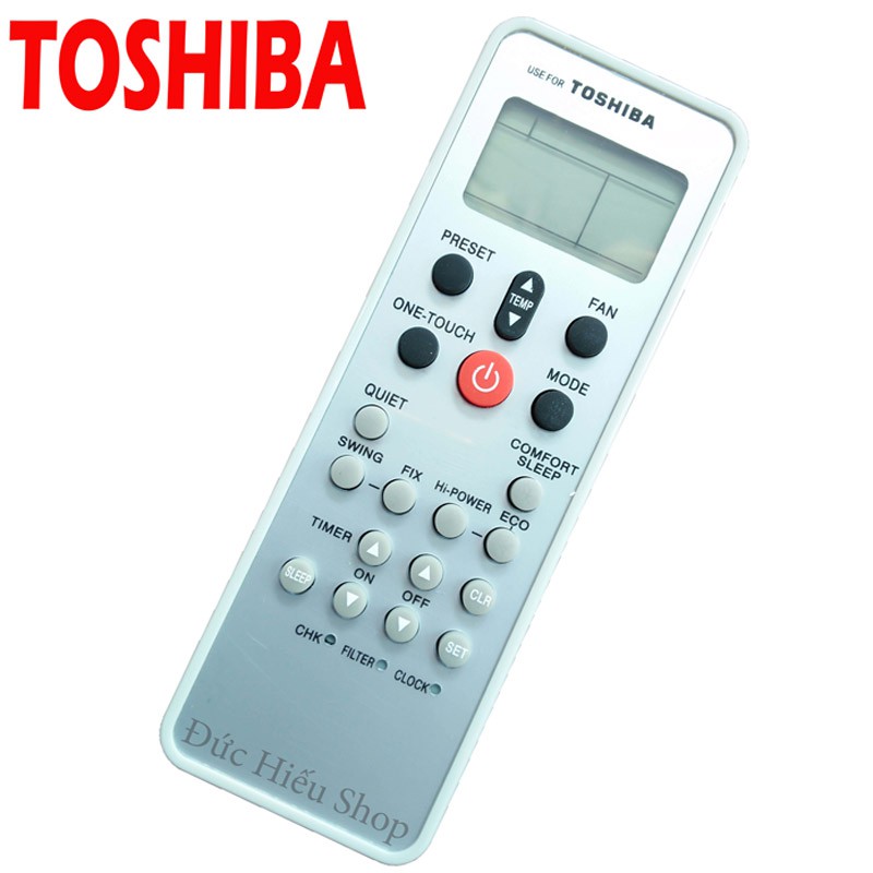 Remote điều khiển máy lạnh TOSHIBA - Remote điều khiển điều hòa TOSHIBA - Đức Hiếu Shop