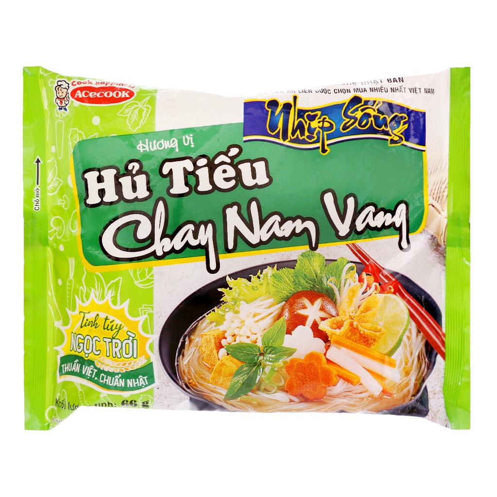 Hủ tiếu nhịp sống nam vang Chay thùng 30 gói 66g