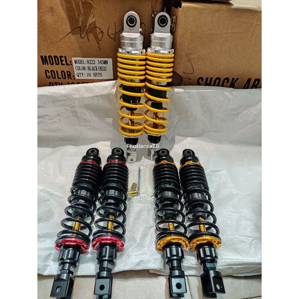 Phuộc OHLINS có núm tăng chỉnhlắp AIRBLADE NVX NOUVO IMPULSE PCX..