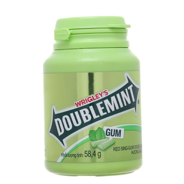 KẸO SINGUM DOUBLEMINT, HŨ 58.4 G