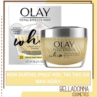Kem Dưỡng Phục Hồi Và Tái Tạo Da Olay Total Effects Whip Active Moisturizer With Sunscreen SPF25 48g