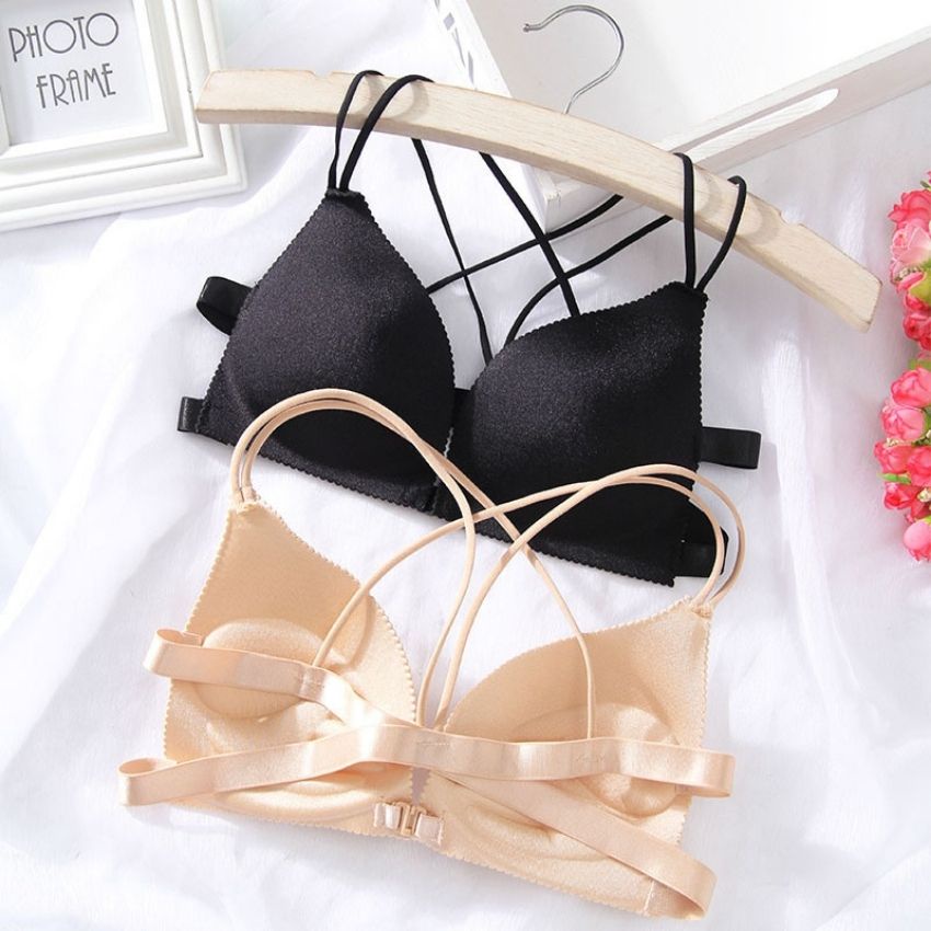 Áo ngực su đúc cài trước đệm mút hình bàn tay nâng đẩy ngực Chất đúc su êm mềm mặc vô cùng thoải mái nhẹ nhàng- B810