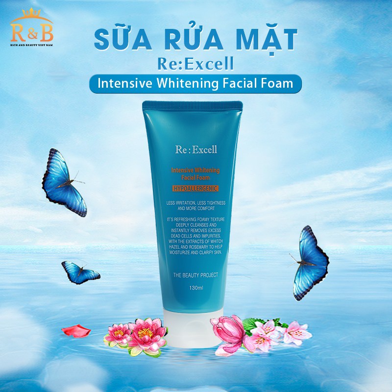 [TẶNG MÚT RỬA MẶT]Sữa rửa mặt Hàn Quốc Daily Beauty- Sữa rửa mặt sạch da dịu  nhẹ, an toàn, cấp ẩm, trắng da- 130ml