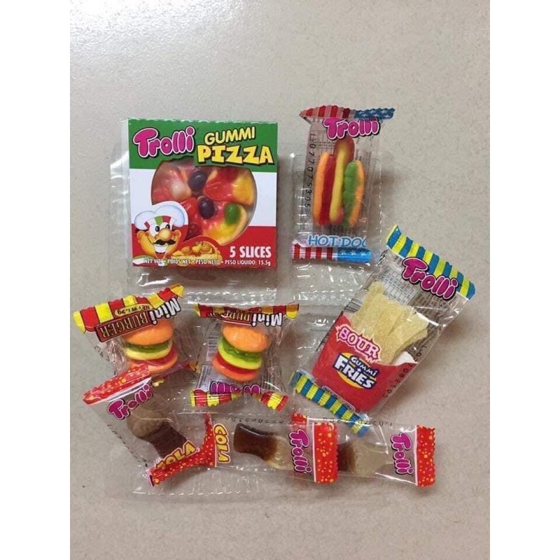 KẸO DẺO MIX TROLLI GUMMI LUNCH ĐỨC 77g