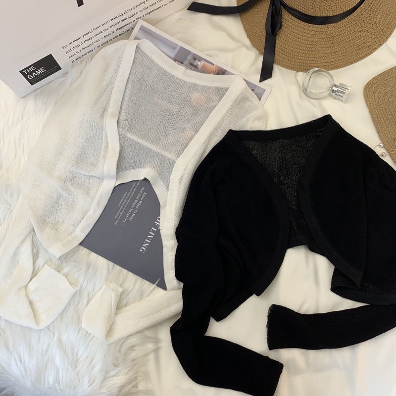 Áo Khoác Lụa Mỏng Thoáng Khí Thiết Kế Mới Thời Trang Mùa Hè Cho Nữ