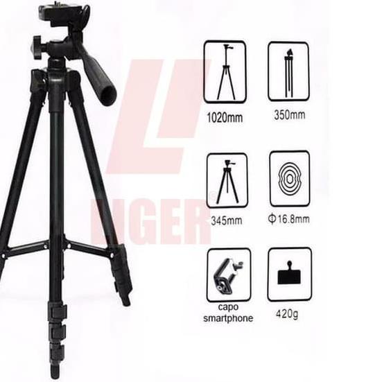 Gậy Ba Chân Liger L-3120 Dài 1m + Giá Đỡ + Túi Đựng Tiện Dụng ☄ | BigBuy360 - bigbuy360.vn
