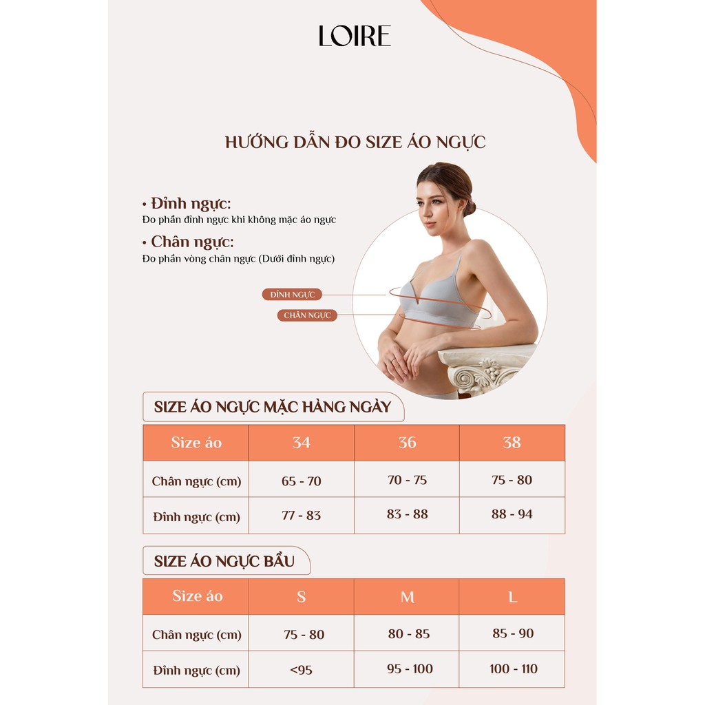 [Mã FAMARAL1 giảm 10K đơn từ 50K] Áo Lót Quây Ngực Cúp Ngực Đệm Dày Loirechic BRQ04 | BigBuy360 - bigbuy360.vn