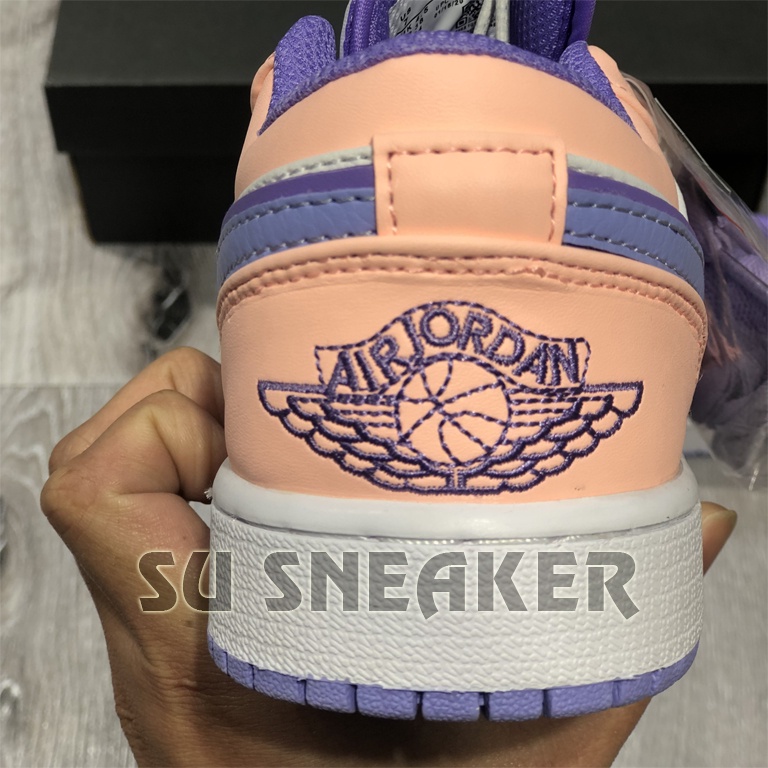 [ Su Sneaker ] Giày Jordan 1 Low SE Arctic Punch , JD Hồng Tím cổ thấp ( Full box )