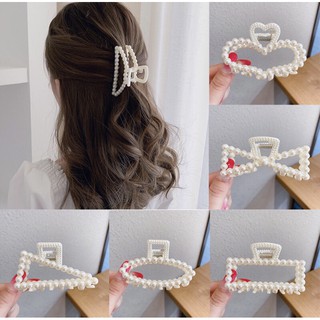 Kẹp tóc Hàn Quốc đính hạt nhiều kiểu hottrend