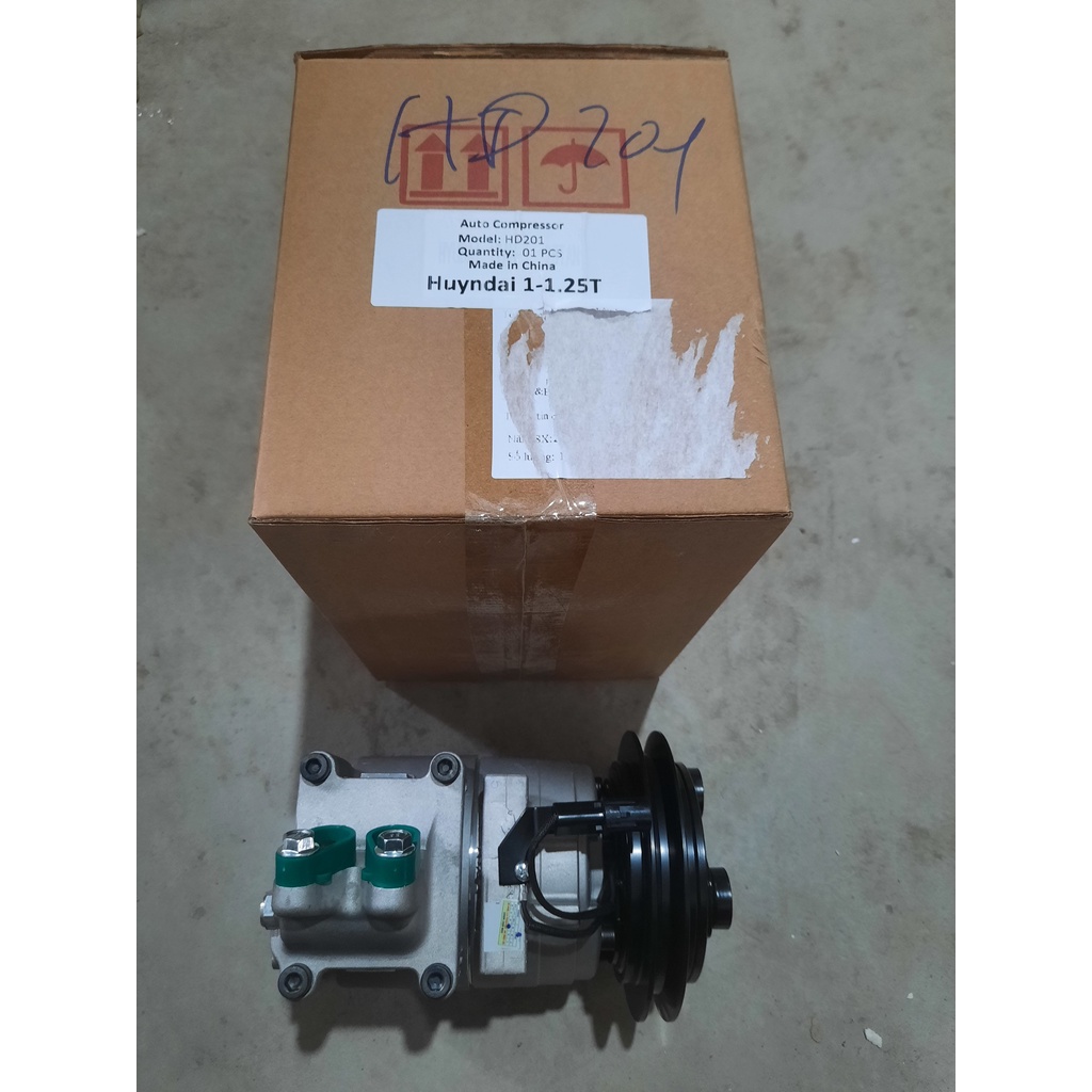 Lốc điều hòa HD201 lắp xe Huyndai 1 tấn và 1,25 tấn