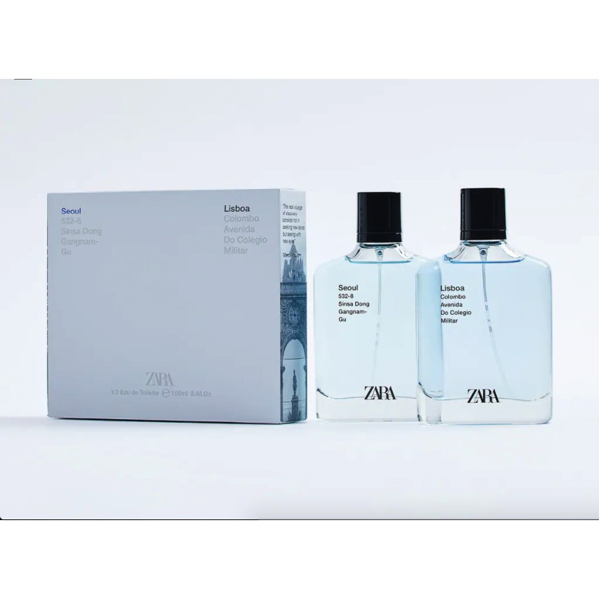 Nước hoa ZARA SEOUL 100 ML + LISBOA 100 ML