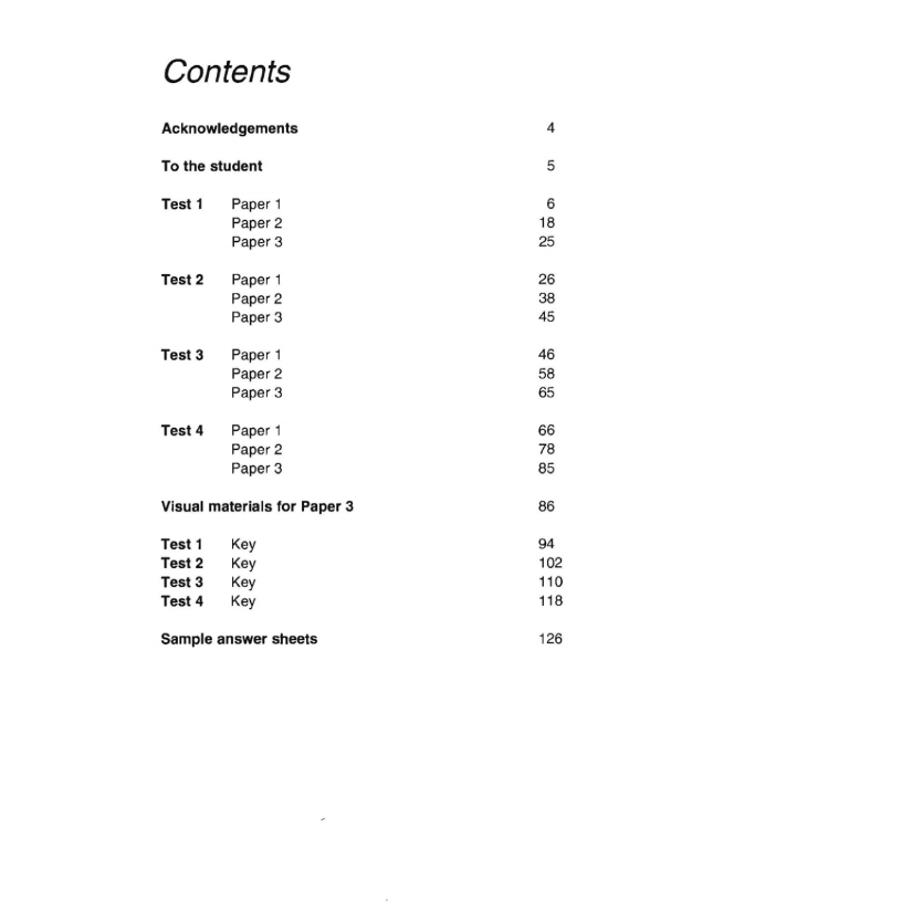 Sách - Cambridge Key English Test 1 with Answers FAHASA Reprint Edition