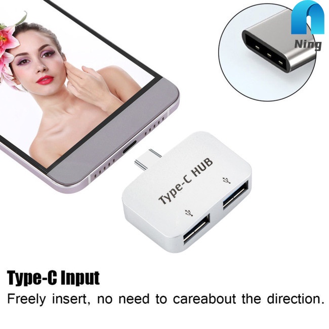 Bộ Chia 2 Cổng USB 3.0 Type C OTG Cho Samsung S9