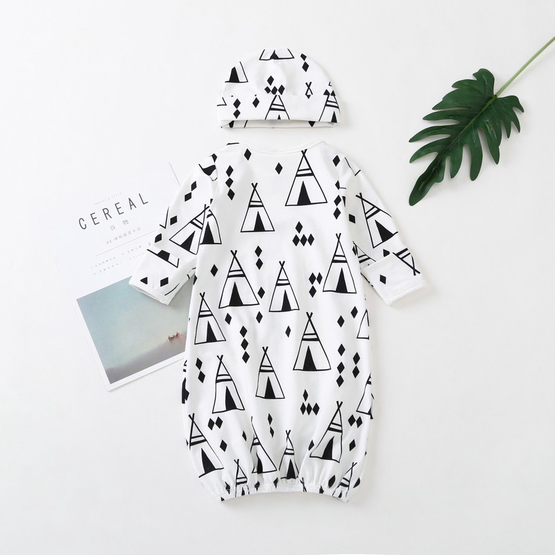 Bộ quần áo ngủ cotton dễ thương cho bé