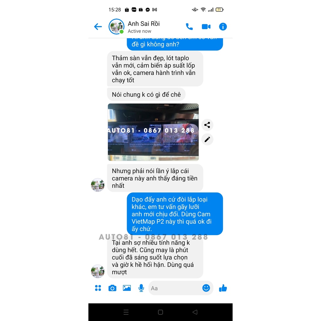 Camera hành trình gắn gương Vietmap iDVR P2, ghi hình trước sau,có cảnh báo, định vị trực tuyến, tặng kèm thẻ nhớ 32G