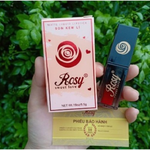 Son Kem Lì Organic Không Chì Kháng Nước Rosy sweet love