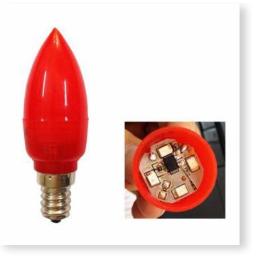 BÓNG ĐÈN QUẢ NHÓT SỢI ĐỐT ĐUI E12/ BÓNG ĐÈN THỜ