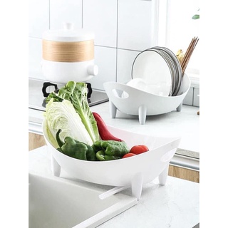 Rổ đựng bát đĩa , rau củ đa năng bằng nhựa, kệ bát đĩa để bàn tiết kiệm diện tích