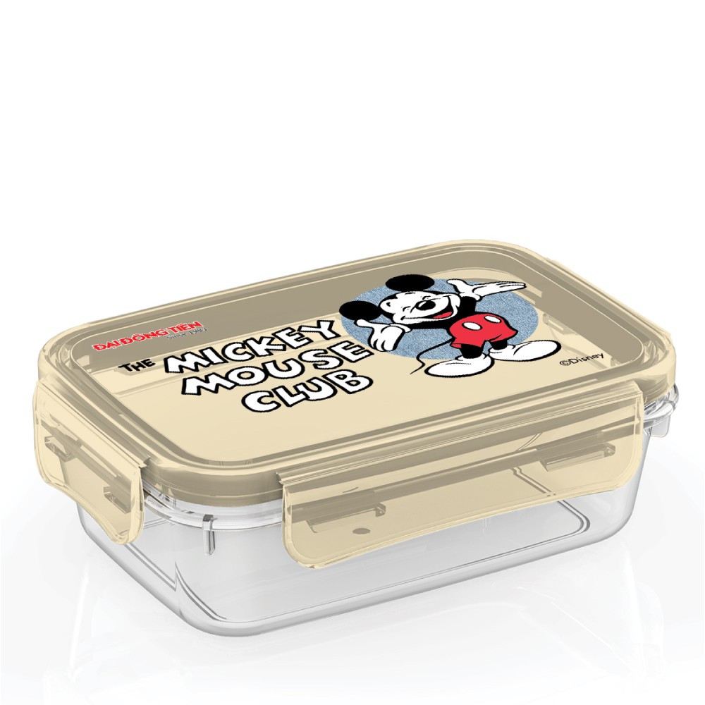 HỘP NHỰA ĐỰNG THỰC PHẨM HÌNH ẢNH MICKEY ĐÁNG YÊU ĐẠI ĐỒNG TIẾN