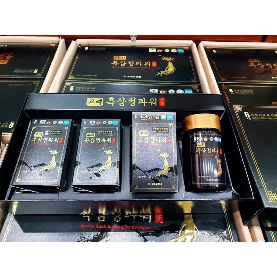 GIÁ SỐC: CAO HẮC SÂM 4 LỌ X 250G HÀN QUỐC