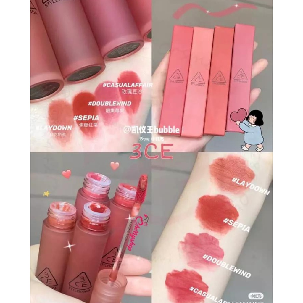 Son Kem Dạng Tint 3CE Blur Water Tint 4.6g