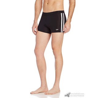 [AUT.] Quần bơi nam Speedo PowerFLEX Eco Shoreline Square Leg Swimsuit Black