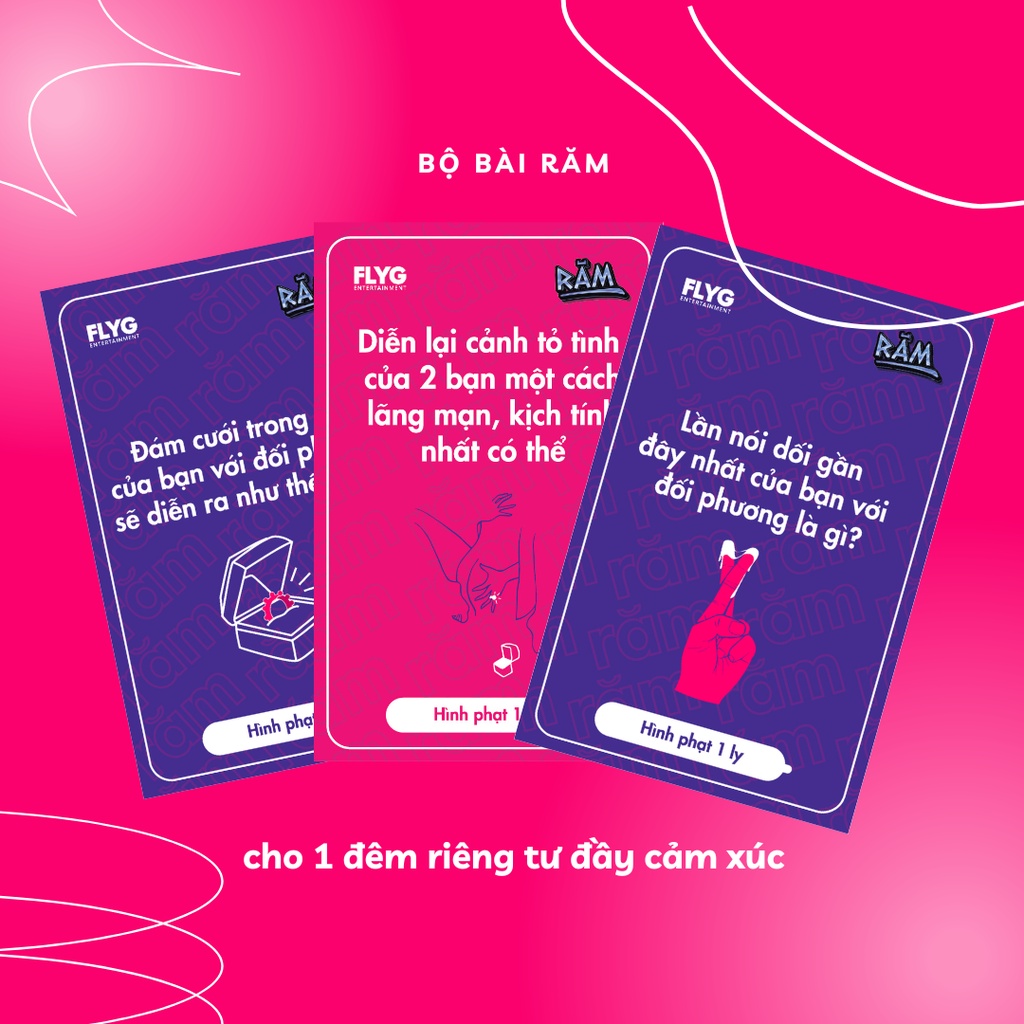 Bộ bài tình yêu RĂM CARD kết nối trái tim thấu hiểu cảm xúc cho các cặp đôi hoặc vợ chồng