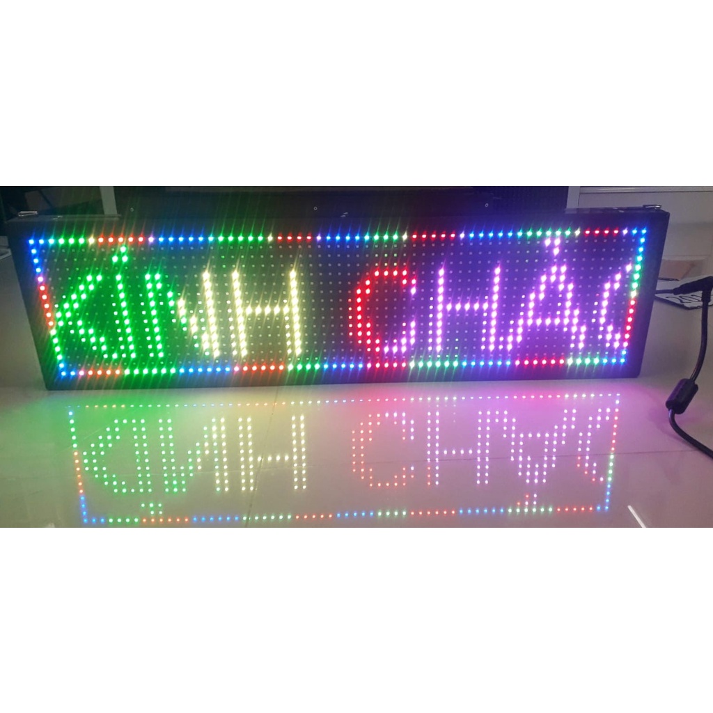Bảng quảng cáo chạy chữ led ma trận full màu