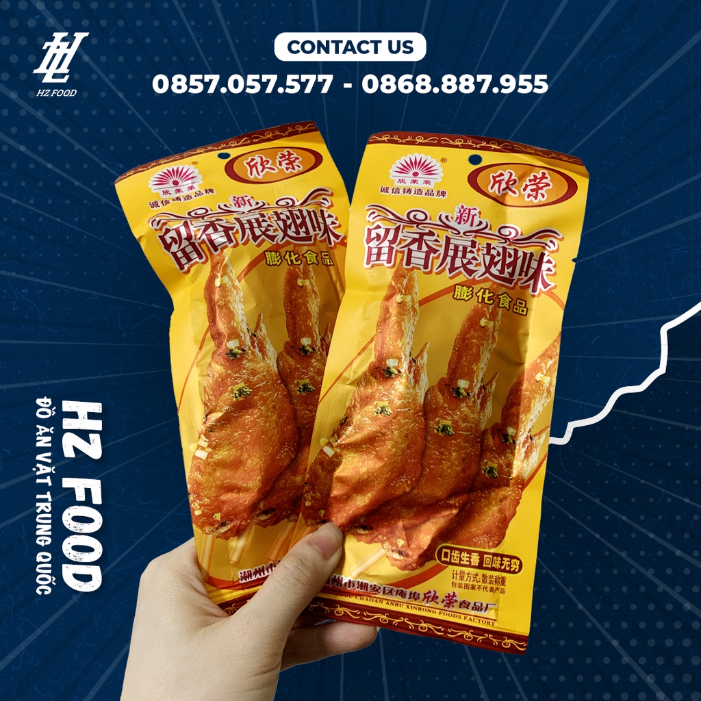 Bim Bim Đùi Gà giòn, bim bim cánh gà ăn vặt tuổi thơ