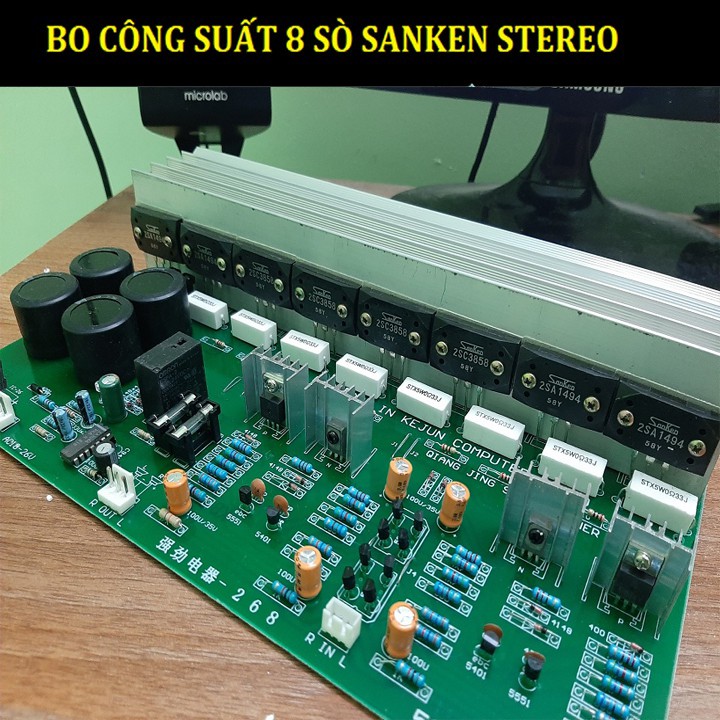 BO CÔNG SUẤT 8 SÒ SANKEN 2SC3858 2SA1494 - AD 1000W - 2SC3858 2SA1494
