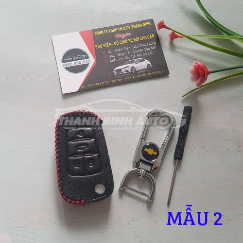 Móc Treo Chìa Khóa Bao Da Cao Cấp Xe Chevrolet - Thanh Bình Auto