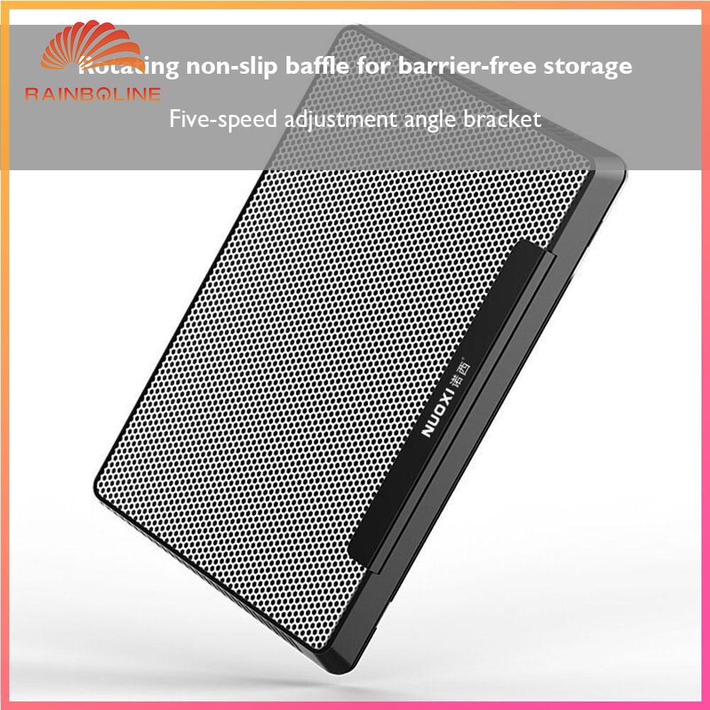 Quạt Tản Nhiệt Hai Cổng Usb Không Gây Tiếng Ồn Có Thể Điều Chỉnh Cho Laptop Đứng | BigBuy360 - bigbuy360.vn