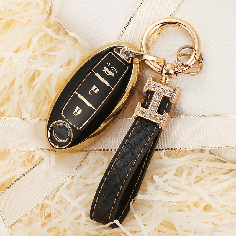 Ốp Chìa Khóa Điều Khiển Từ Xa Cho Xe Hơi Nissan Qashqai X-Trail T32 T31 Juke J10 J11 Kicks Tiida Pathfinder Note