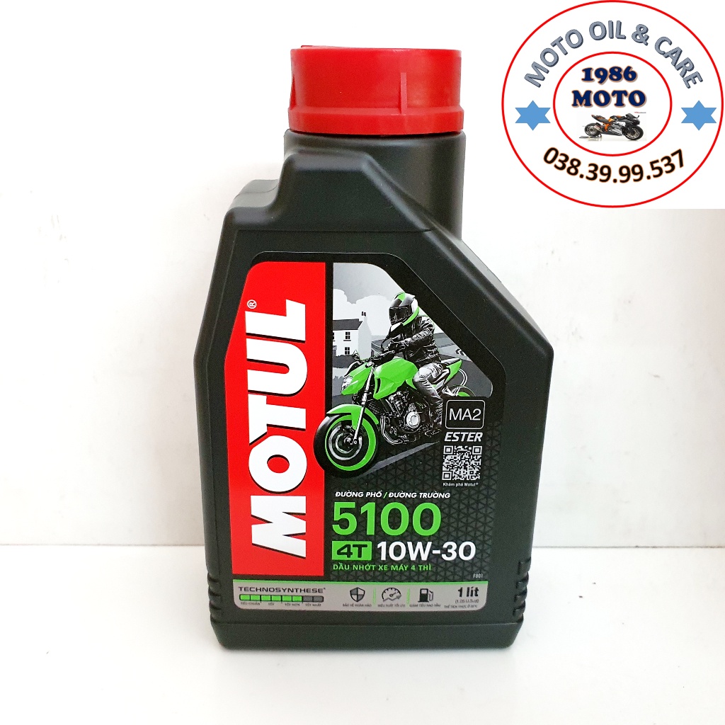 [Mã LIFEAU5SALE giảm 10% đơn 50K] Dầu nhớt xe số cao cấp Motul 5100 10W30