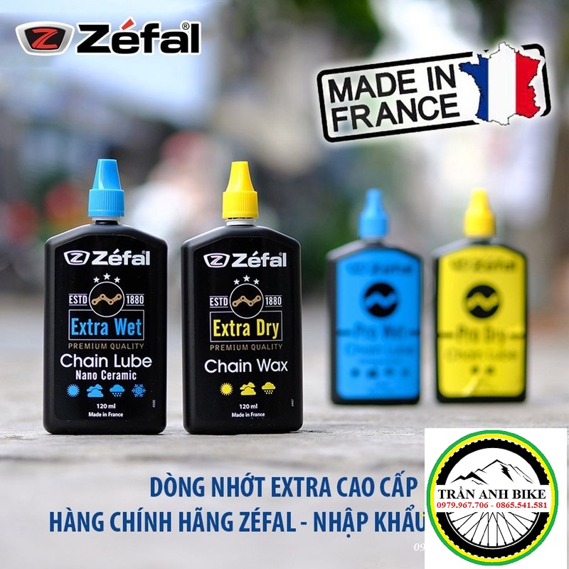 Leva Frizione Moto Lubrificante Catena Bici Zefal Extra Dry Premium - Cera A Secco 120 Ml, Per Strada E MTB Grasso Bici - Foto 9