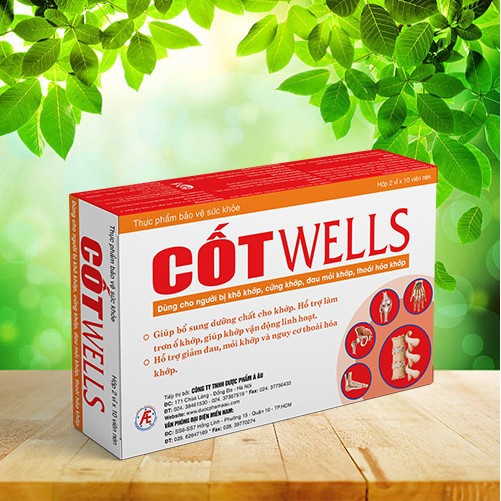 CỐT WELLS – GIÚP BỔ SUNG DƯỠNG CHẤT CHO KHỚP HỖ TRỢ GIẢM ĐAU MỎI KHỚP – GIẢM NGUY CƠ THOÁI HÓA KHỚP