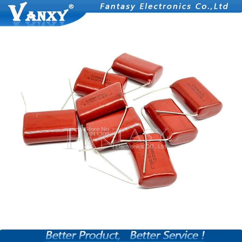 Set 10 Tụ Điện Polypropylene 400v335j 3.3uf Pitch 25mm 400v 335 3300nf Cbb | BigBuy360 - bigbuy360.vn