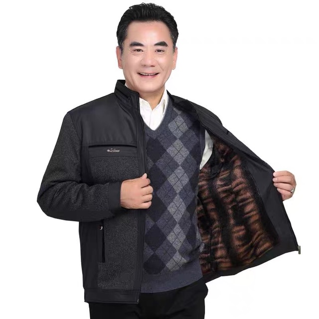 [ [Follow Shop giảm thêm 10K_Áo khoác trung niên cho bố, ông