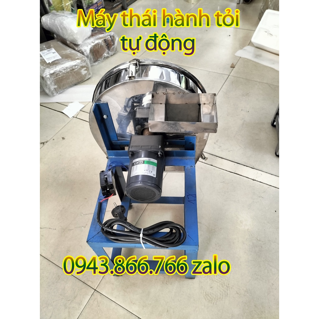Máy thái hành tỏi bằng điện-Tấn Phát , nhanh gọn , tiện lợi , BH 6 Tháng