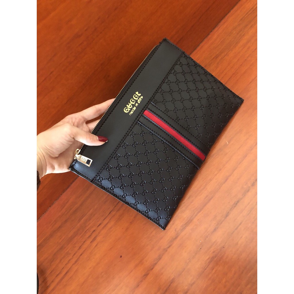 Clutch cầm tay Unisex thời trang, Ví kẹp nách nam