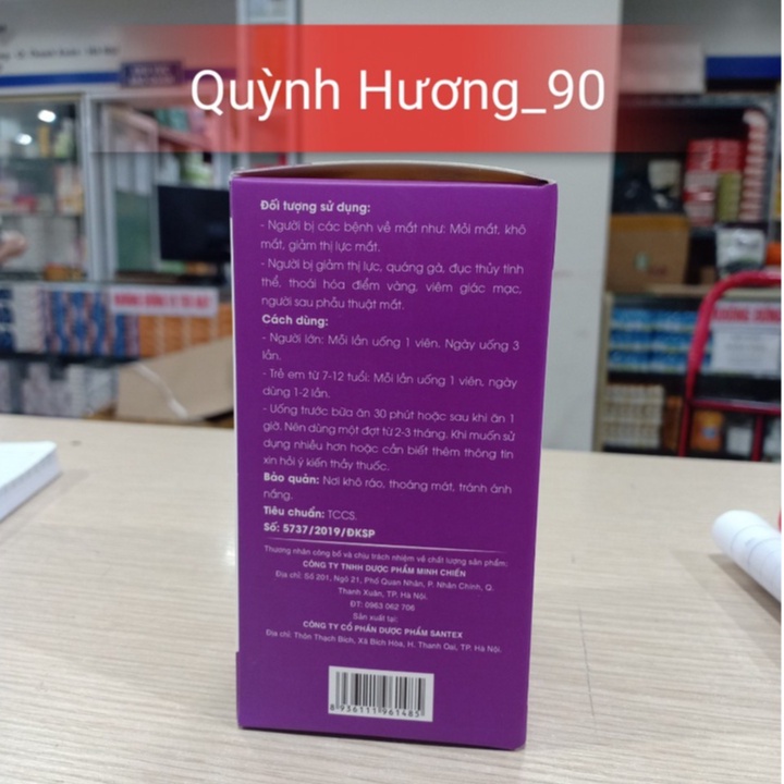 Viên uống bổ mắt OCUVITE Eye care liver lọ 30 viên giúp sáng mắt,tăng cường thị lực