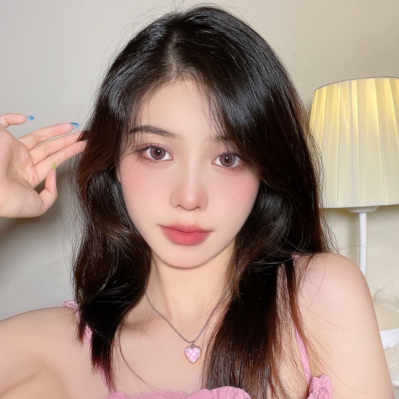 Dây chuyền mạ bạc có mặt dây hình trái tim thời trang cho nữ