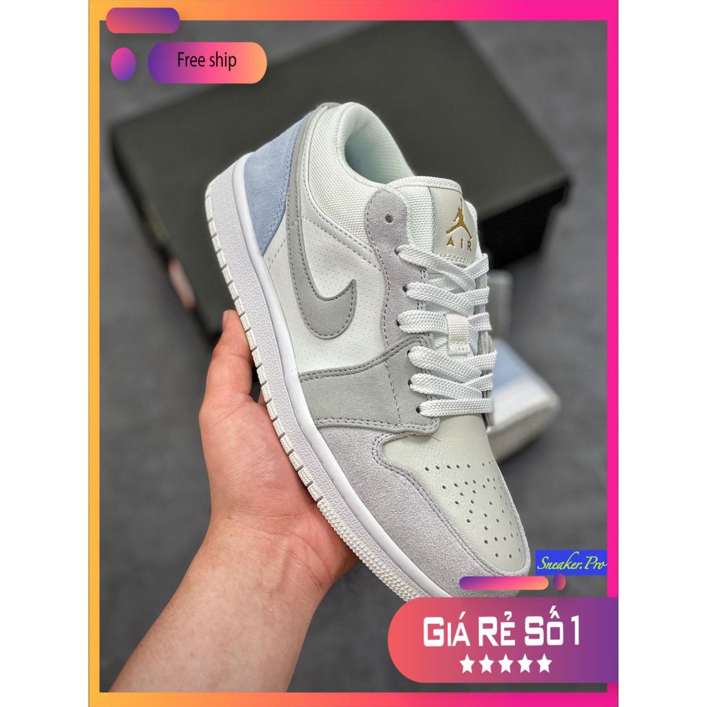 ( FULL BOX ) Giày thể thao Air Jordan 1 Low Paris cho nam nữ siêu đẹp, giày thể thao thấp cổ, jordan 1 cổ thấp